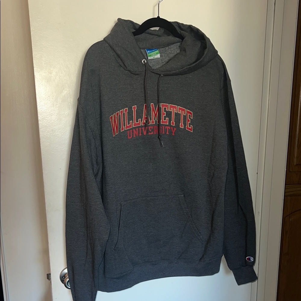 Champion Gray Willamette University Hoodie